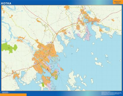 Kotka map Finland