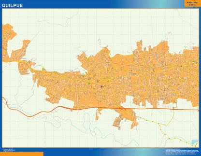 Quilpue map from Chile